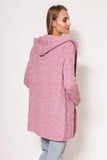Minimalist Soft Sweater Coat with Dropped Shoulders