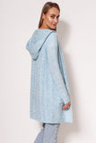 Minimalist Soft Sweater Coat with Hip Pockets