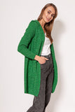 Minimalist Soft Sweater Coat with Dropped Shoulders