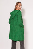Minimalist Soft Sweater Coat with Dropped Shoulders