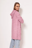 Minimalist Soft Sweater Coat with Dropped Shoulders
