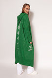 Soft Extended Sweater Coat with Hood and Pockets