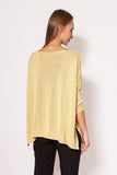 Elegant Oversize Sweater with Shiny Thread Design
