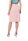 Asymmetrical A-line Skirt with Double Front Detail
