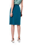 Asymmetrical A-Line Skirt with Double Front Design