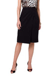 Asymmetrical Double Front Classic A-Line Skirt