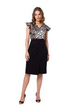Asymmetrical Double Front Classic A-Line Skirt