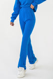 Fashionable Sweatpants with Elevated Waist and Stitching