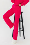 Elevated Waist Sweatpants with Fashionable Stitching