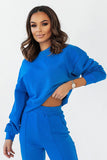 Oversized Comfy Sweatshirt with Decorative Stitching