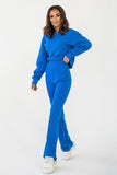 Oversized Comfy Sweatshirt with Decorative Stitching
