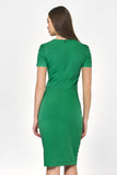 Versatile Waist-Cut Dress for Office to Evening Style