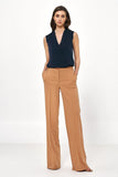 Elegant Caramel Loose Cut Pants for Effortless Style
