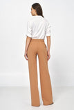 Elegant Caramel Loose Cut Pants for Effortless Style