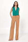 Elegant Caramel Loose Cut Pants for Effortless Style