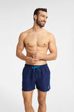 Navy Blue Classic Swim Trunks for Men - Minimalist Design