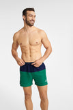 Men's Summer Swim Trunks with Elastic Waistband and Drawstring