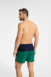 Men's Summer Swim Trunks with Elastic Waistband and Drawstring