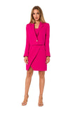 Chic Short Cut Jacket with One Button Closure