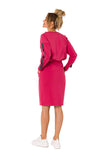 Knit Sweatshirt Skirt with Pockets and Elastic Waistband
