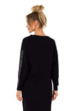 Casual Sweatshirt with Original Logo Stripes