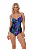 Elegant One-Piece Swimsuit for Fuller Figures