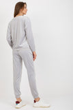 Ladies' Velour Blouse and Pants Set with Pockets