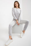 Ladies' Velour Blouse and Pants Set with Pockets