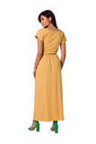 One-Shoulder Comfortable Cotton Maxi Dress