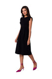 Elevated Waistline Midi Dress - Holiday Essential