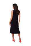Minimalist Sleeveless Button-Up Summer Dress