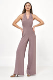 Chic Backless Jumpsuit for Effortless Style & Comfort