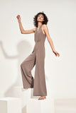 Chic Backless Jumpsuit for Effortless Style & Comfort