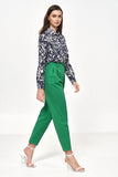 Elegant High-Waisted Balloon Pants with Pockets