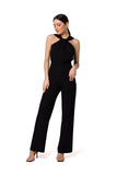 Elegant Open Shoulder Interlaced Jumpsuit for Any Occasion