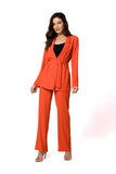 Flowy Belted Jacket in Vibrant Colors for Women