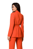 Flowy Belted Jacket in Vibrant Colors for Women