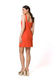 Chic Mini Dress with Covered Zipper and Versatile Style