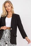 Classic Button Closure Jacket with Lining for Everyday Wear