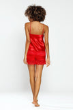 Seductive Satin Chemise and Shorts Lingerie Set