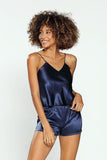 Elegant Strapless Sleep Set with Comfortable Shorts