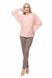 Chic Oversized Pregnancy Sweater with Boat Neckline