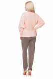 Chic Oversized Pregnancy Sweater with Boat Neckline