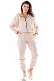 Sporty Relaxed Hooded Zip Sweatshirt for Urban Style