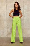 Elegant Wide-Leg High-Rise Pants with Slip Pockets