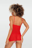Stacy Women's Set: Elegant Tulle Shirt & Delicate Panties