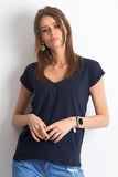 Chic V-Neck Women's T-Shirt for Effortless Style