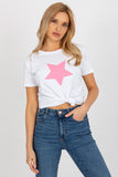 Decorative Print Women's Short Sleeve T-Shirt