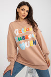 Cozy Hooded Women's Sweatshirt with Pockets and Print