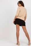 Sweatshirt and Skirt Set with Decorative Print